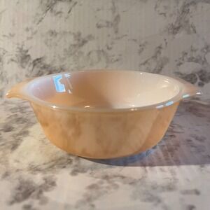 Fire King Peach‎ Lustreware Oven Ware 5" Soup Bowl